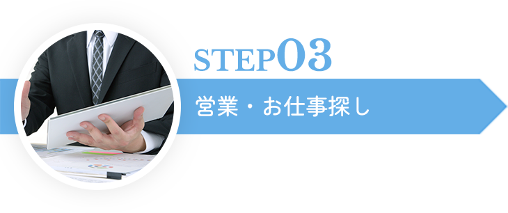 STEP03営業・お仕事探し